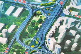 “一根神柱立路间”：西安昆明路枢纽工程，争议从何而来？图片
