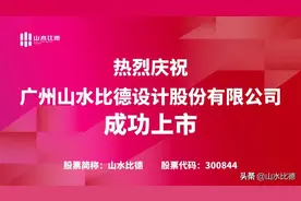 热烈祝贺山水比德成功上市图片
