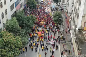 2019安溪城隍春巡迎傩活动盛况，航拍图片