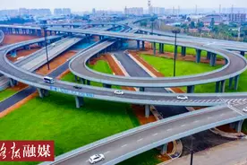 洛阳市望朝岭互通立交“十—”前将全面建成通车图片