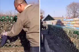 男子用空啤酒瓶盖房，打造保温且坚固的乡村之家，网友：服了图片