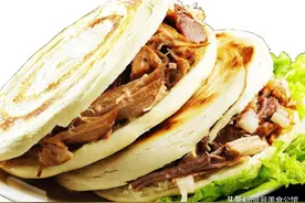 在家教你做简单的肉夹馍，饼酥肉香，营养好吃，不错的陕西名小吃图片