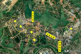 黄陂盘龙城，3条地铁里已建成2条，未来地铁覆盖率将达到80%图片