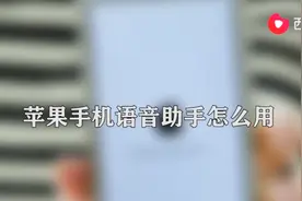 苹果语音助手怎么用图片