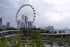 深圳标志性建筑摩天轮开放，60后退休阿姨徒步到此，被吓一跳图片