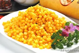 家庭版香酥玉米，可以当作零食的小吃，在家里就能轻松做出来图片