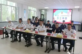“美味悦享火焰蓝，锅碗瓢盆练兵忙”——朔州市消防救援支队后勤岗位练兵之厨王争霸图片