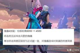 王者荣耀：元歌的两面调整，惩击将不再是威胁，弱化减伤比例下调图片
