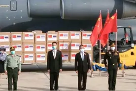 中国国防部捐赠抗疫物资给泰国图片