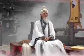 封神榜后姜子牙成泰山神，玉皇大帝女儿和石敢当成了他的侍神图片