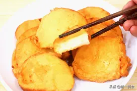 炸馒头片，只裹蛋液可不行！多加这1样，外酥里软不吸油，特香酥图片