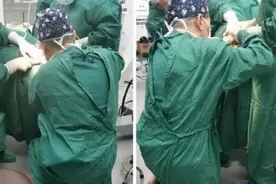 医生“跪地手术”引争议，手术室的无菌底线在哪里？图片