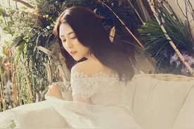 《少年四大名捕》中她是杨洋的爱人，今穿露肩婚纱，美得让人惊艳图片