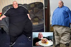 英国前第一胖男离世52岁，每天吃250碗饭热量，最重超八百斤图片