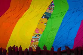 本地人一年只能见一次的甘南晒佛，究竟有多神秘？图片
