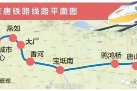 30分钟到北京！河北要通1条新城际图片