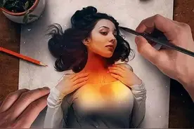 会动的画：这立体画太美了，立体感十足！图片