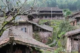 温州文成半山腰上的小村落，山环水绕苔藓铺地，美若童话世界图片