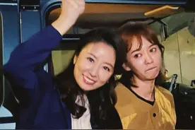 陈意涵晒探班照，林心如换了大妈卷发，44岁状态太真实了图片