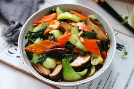 这3样素菜一起炒太美味了，做法简单，营养又下饭，没肉吃得也香图片