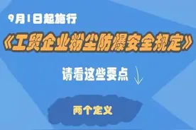 应急科普 | 《工贸企业粉尘防爆安全规定》请看这些要点图片
