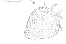 简单绘画上色技巧-通用彩色铅笔入门练习-草莓图片