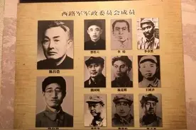 红军西路军组建时各级领导成员名录及1955年授衔基本情况图片