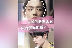 脸型分析｜肖战被评脸型正面太丑形似土豆，只有侧面能看？图片