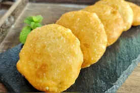 炸油糕的家常做法，掌握好三点，不破皮不露馅，外酥里软，真香图片