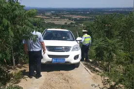 跟着导航却没路了！女子驾车被困昌平一荒山，民警都没底了……图片