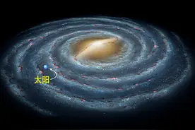 太阳每秒前进220公里，绕着银河系中心转一圈需要多久？图片