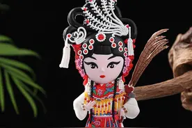 精致的戏曲人物冰箱贴摄影图集图片