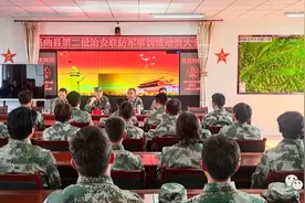 我县召开第二批治安联防军事训练动员大会图片