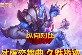 王者荣耀：冰霜恋舞曲返场，纵向对比久胜战神，能否入手答案揭晓图片