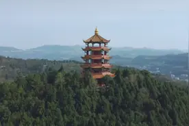 原来四川也有武当，竟也是道教盛境，小城还曾经历红军著名大战图片