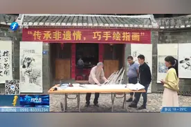 指上“生花”，80岁农村画家自学成才图片