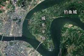 重庆合川：与城区一江之隔的东城半岛，为何至今未开发？图片