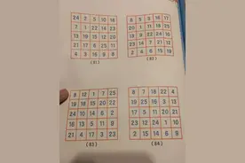 ​大人小孩都好玩的测试注意力游戏——舒尔特方格，寒假玩起来吧图片