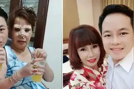 62岁奶奶嫁26岁小伙，为颜值般配花2亿多整容，婚后成功怀孕图片