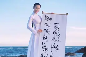 古代越南人的写的反华汉诗之一《南国山河》：原文用汉字写的图片
