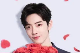 肖战捧花而来，只为与你相遇图片