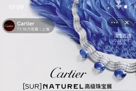 卡地亚价值1.9亿元钻石项链上淘宝直播图片