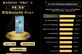 2020手机性能TOP10：华为拿下机皇，三星、小米没进前三图片