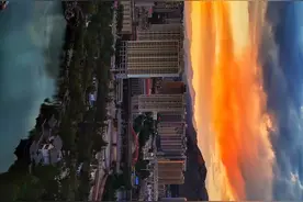 美！快看西宁上空的晚霞图片