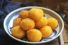 过年炸汤圆，不要直接下锅炸，记住这2步，不爆裂露馅，香脆酥糯图片