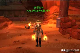 魔兽世界怀旧服，去奥达曼寻找大师级附魔训练师安诺拉图片