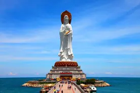 去三亚的飞机降落前，总会在观音雕像上空绕一圈？专家：确有此事图片