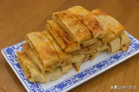 千层饼这样做太好吃了，外酥里嫩香喷喷，一口咬下酥的掉渣图片