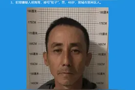 宣城警方公开征集“小老黑”等人违法犯罪线索图片