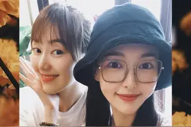 辣妈唐嫣与主持人王冠聚会，享受下午茶自拍时光气色好图片